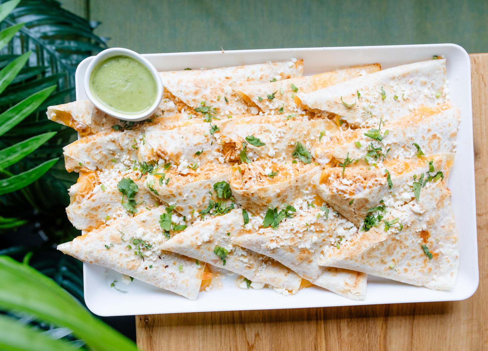 CATERING Chicken Quesadilla.