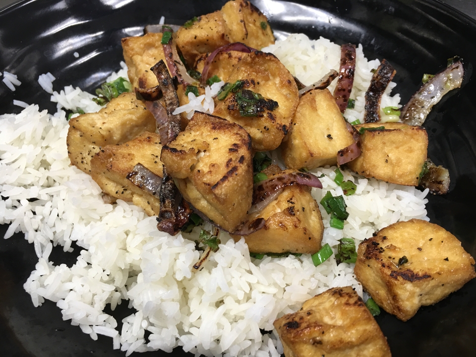 SALT-N-PEPPER TOFU.