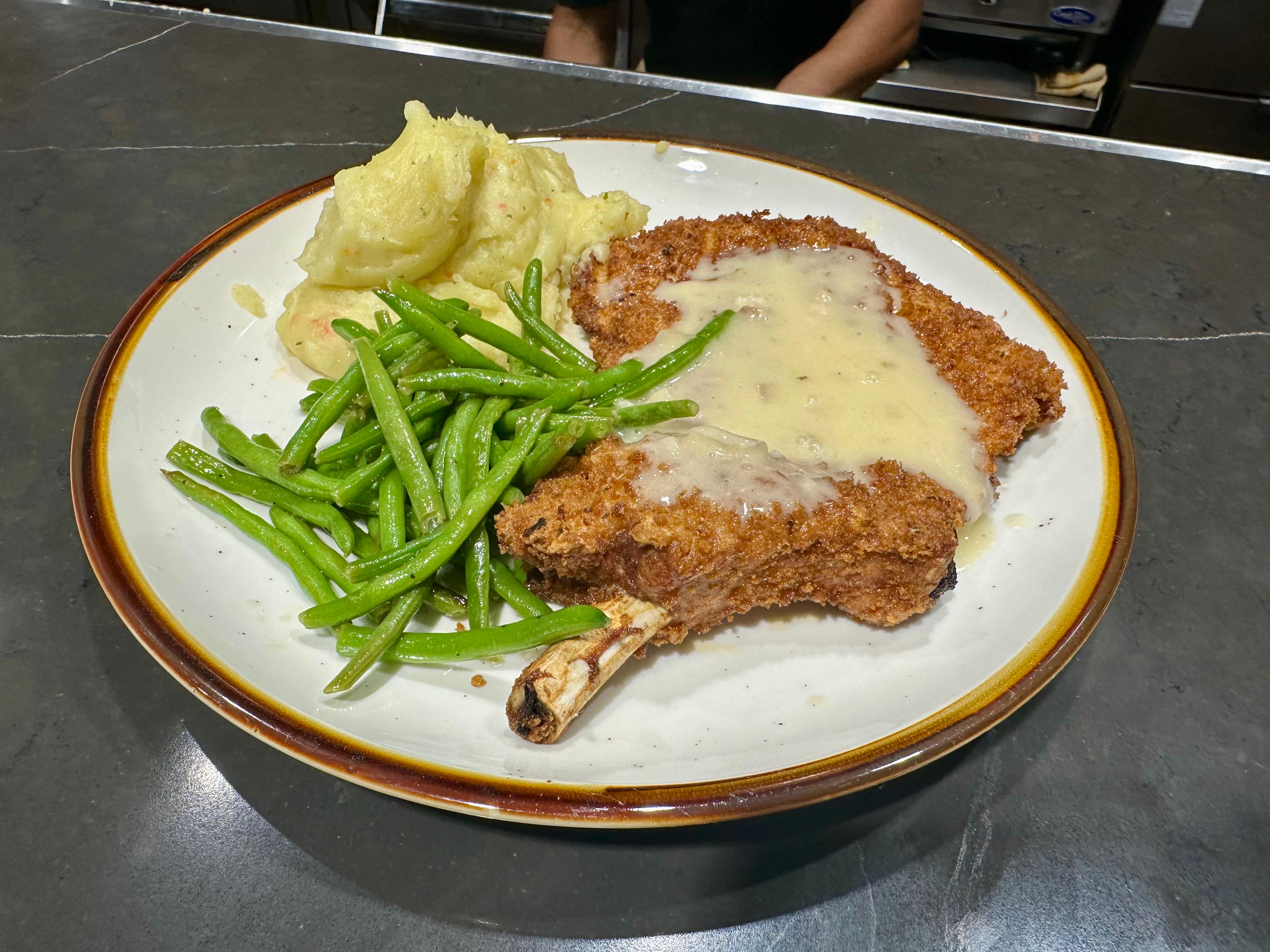 Crispy Pork Milanese.
