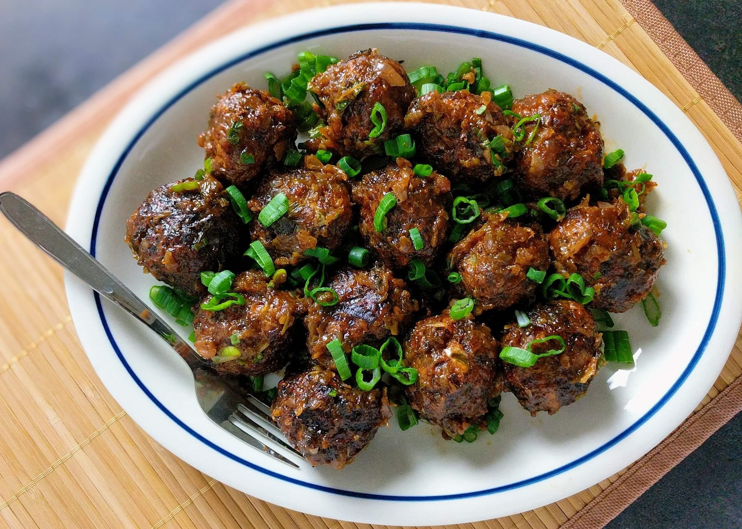 Veg Manchurian.