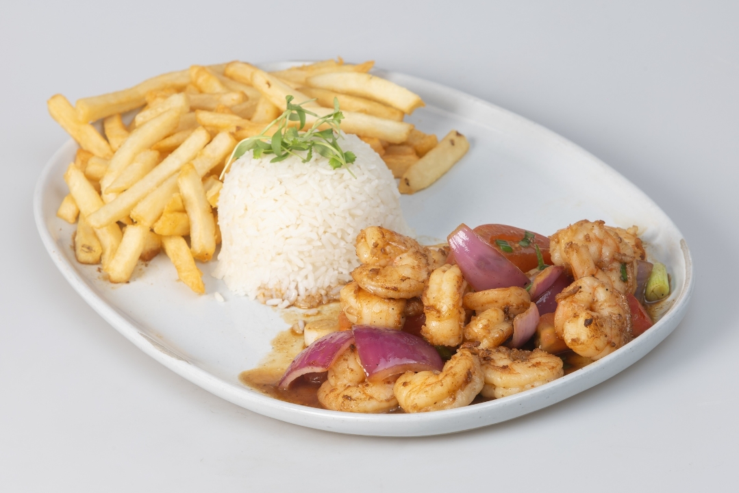 Wok Shrimp Smoked.