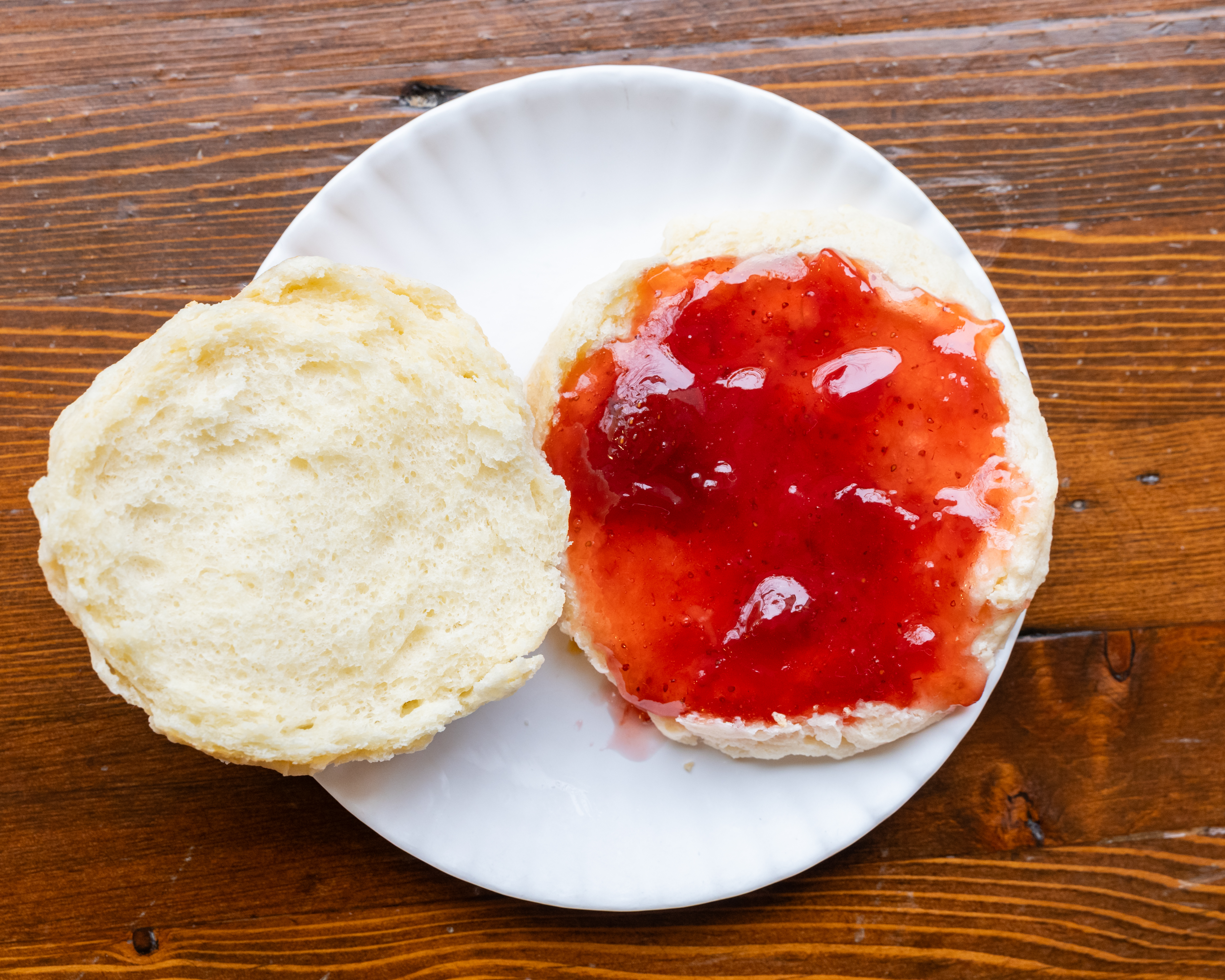 Buttermilk Biscuit & Strawberry Jam.
