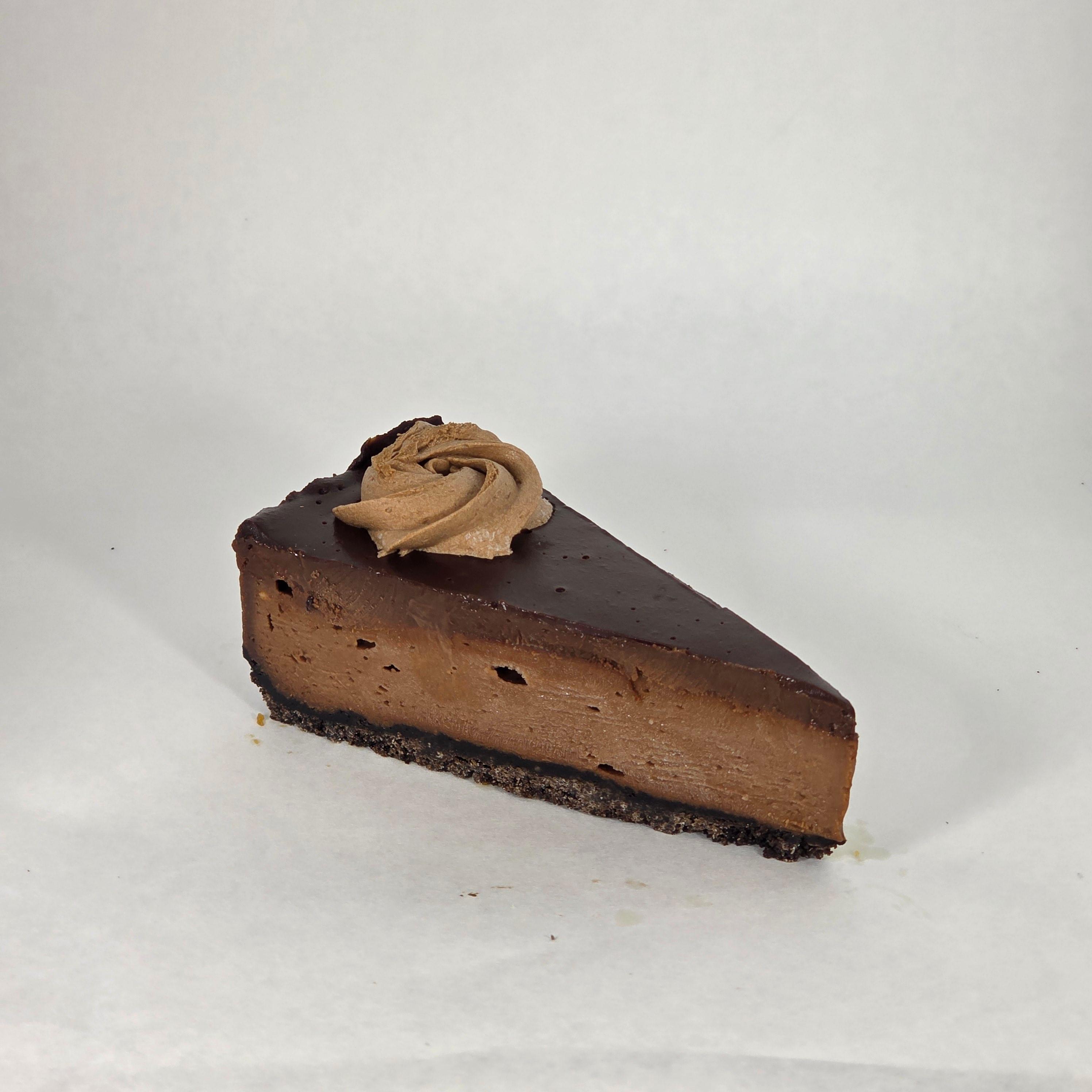 Chocolate Lovers Cheesecake (v).