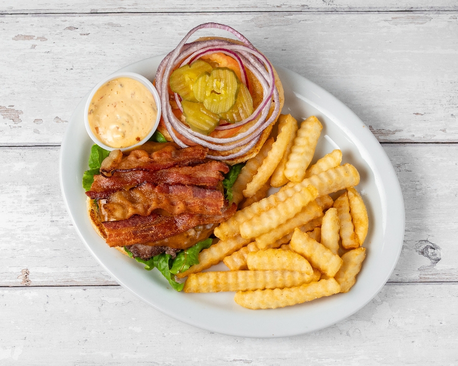 Bacon Cheese Burger.