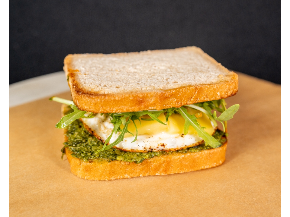 Egg Cheese Egg Sandwich.