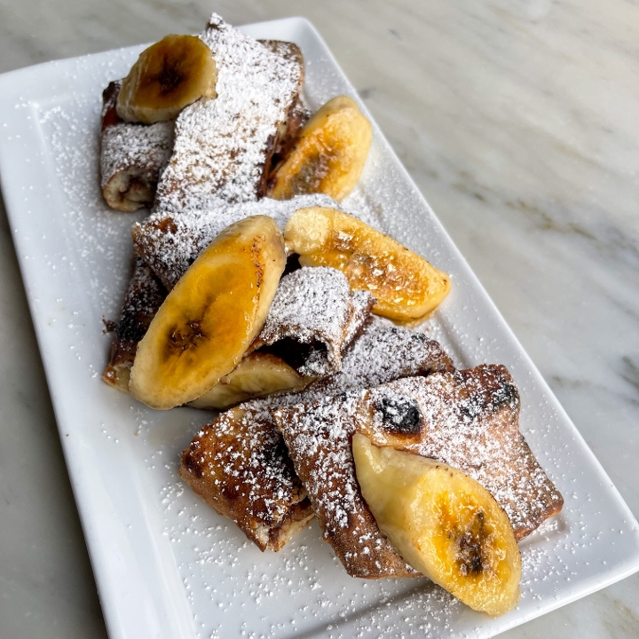 Banana Nutella Stromboli.