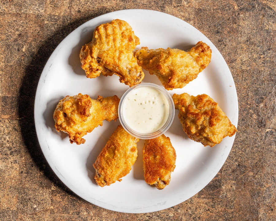 Baked Wings 6 pieces.