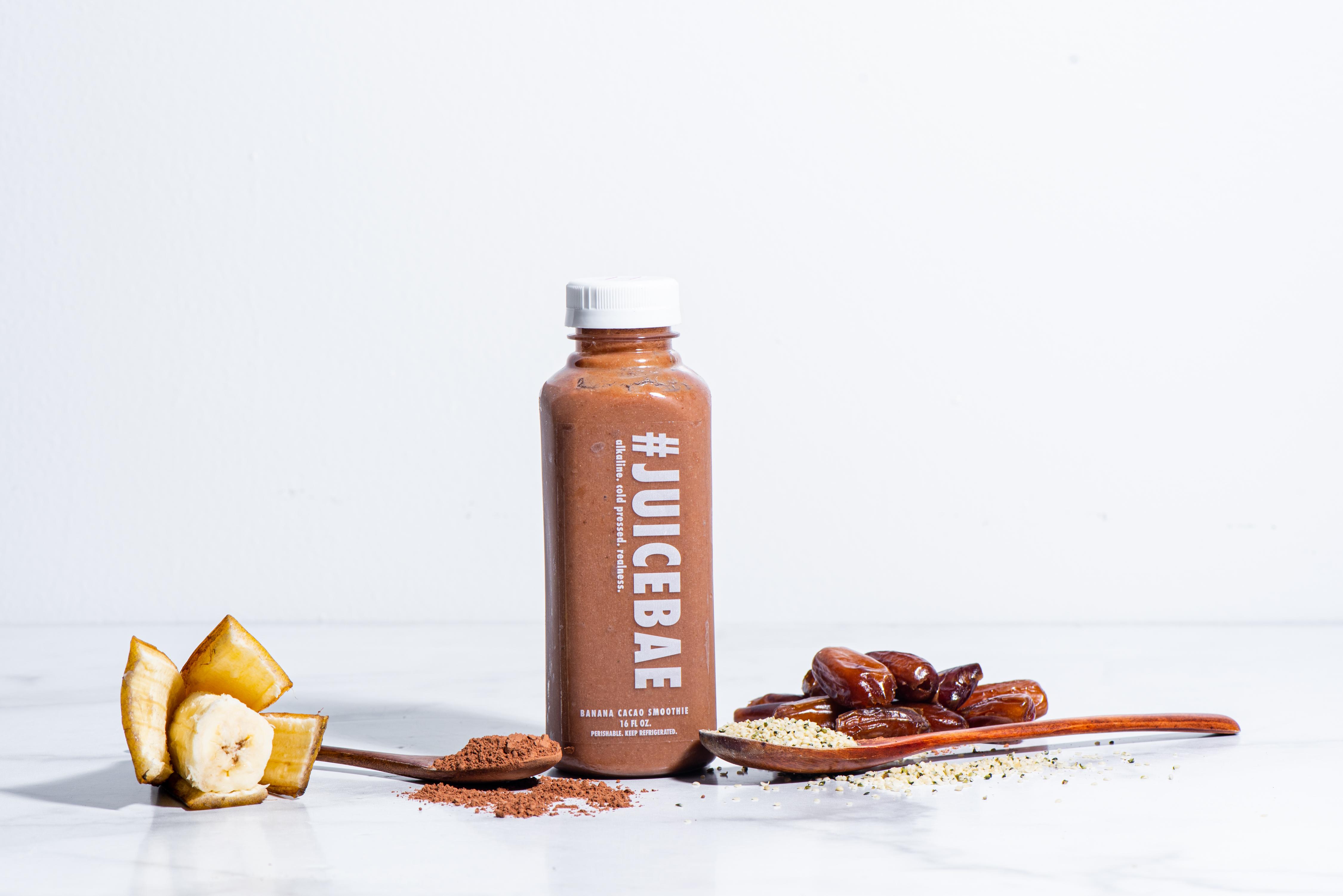 Banana Cacao Smoothie.