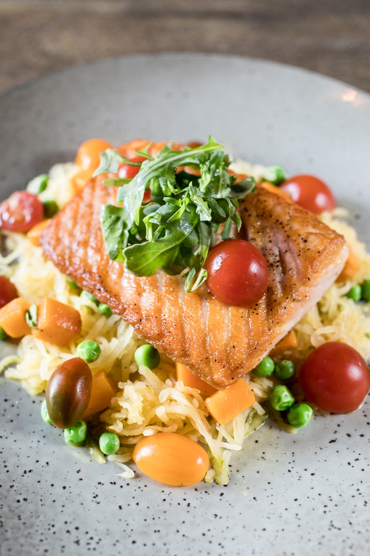Atlantic Seared Salmon.
