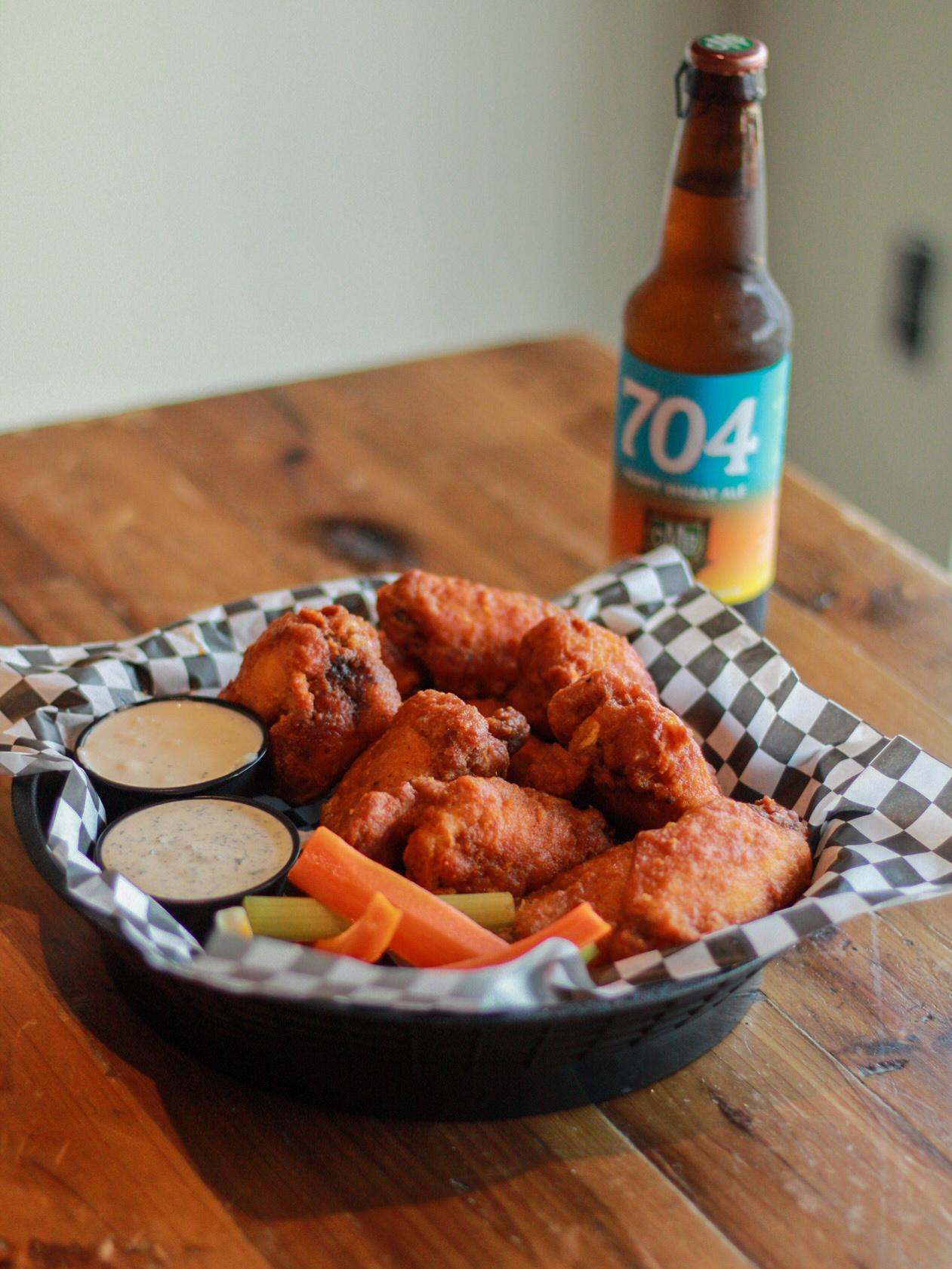*Jumbo Chicken Wings*.