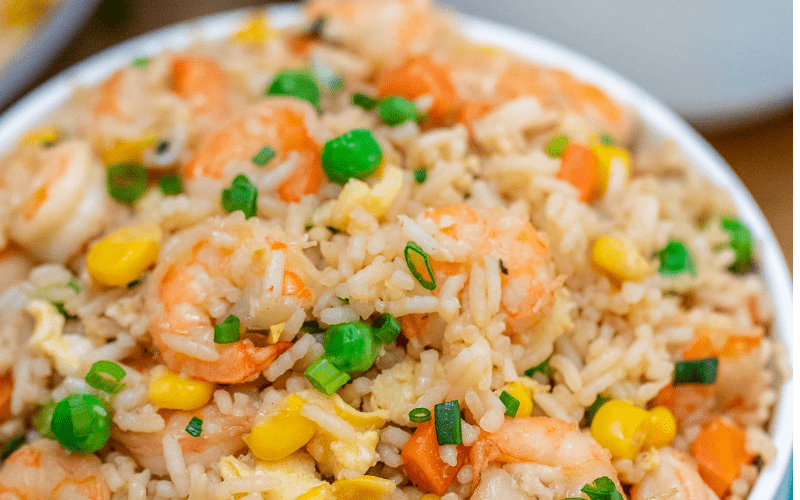WOK FRIED RICE( SHRIMP).