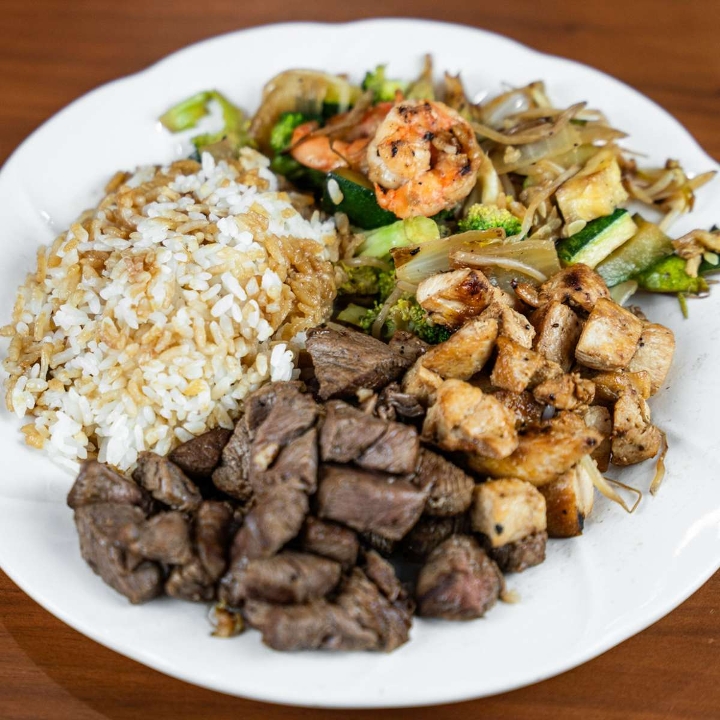 Chicken & Filet Mignon Hibachi.