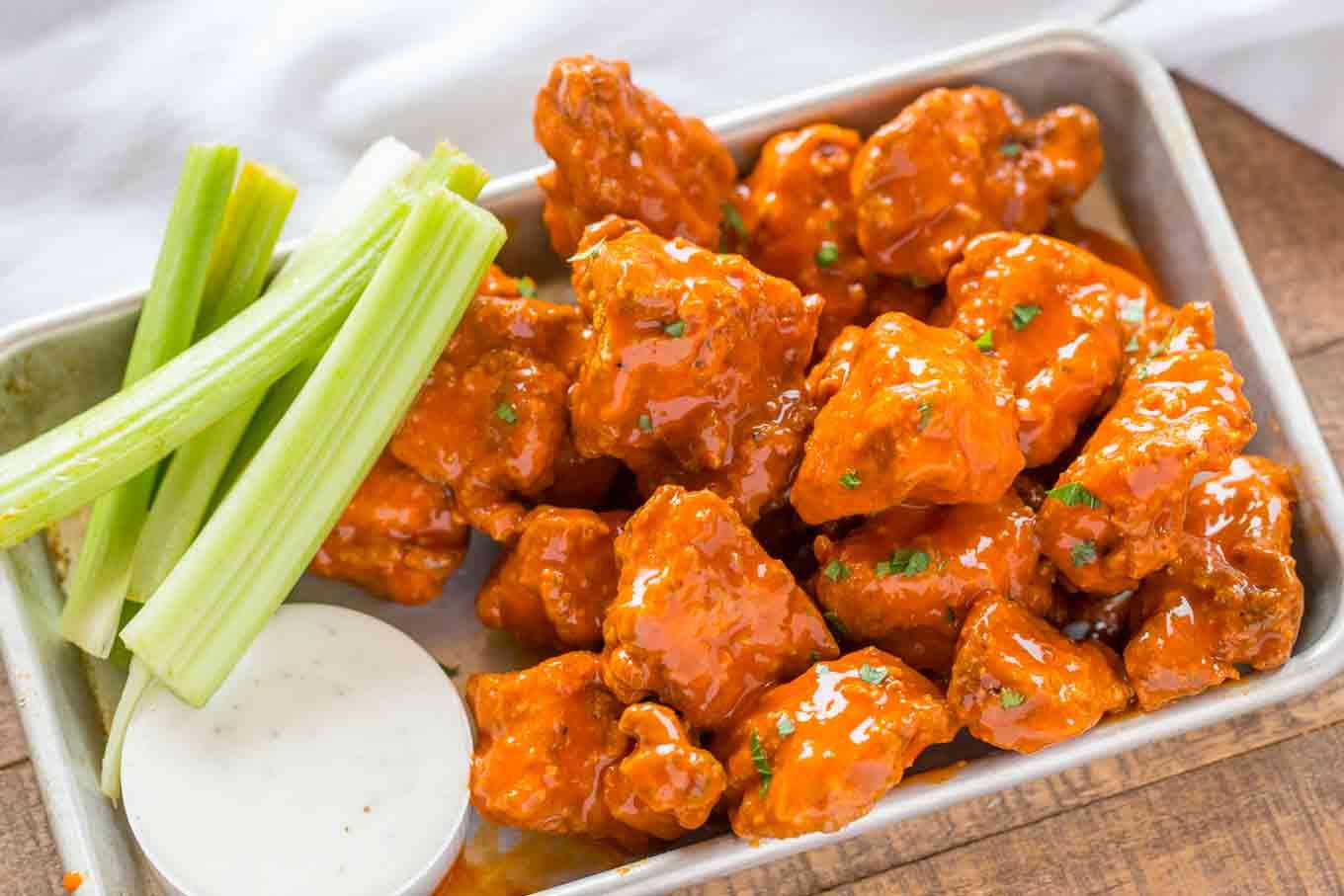 Boneless Wings (Homemade).