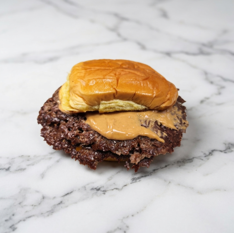 1/2 Lb. Peanut Butter Wagyu Smash Burger.