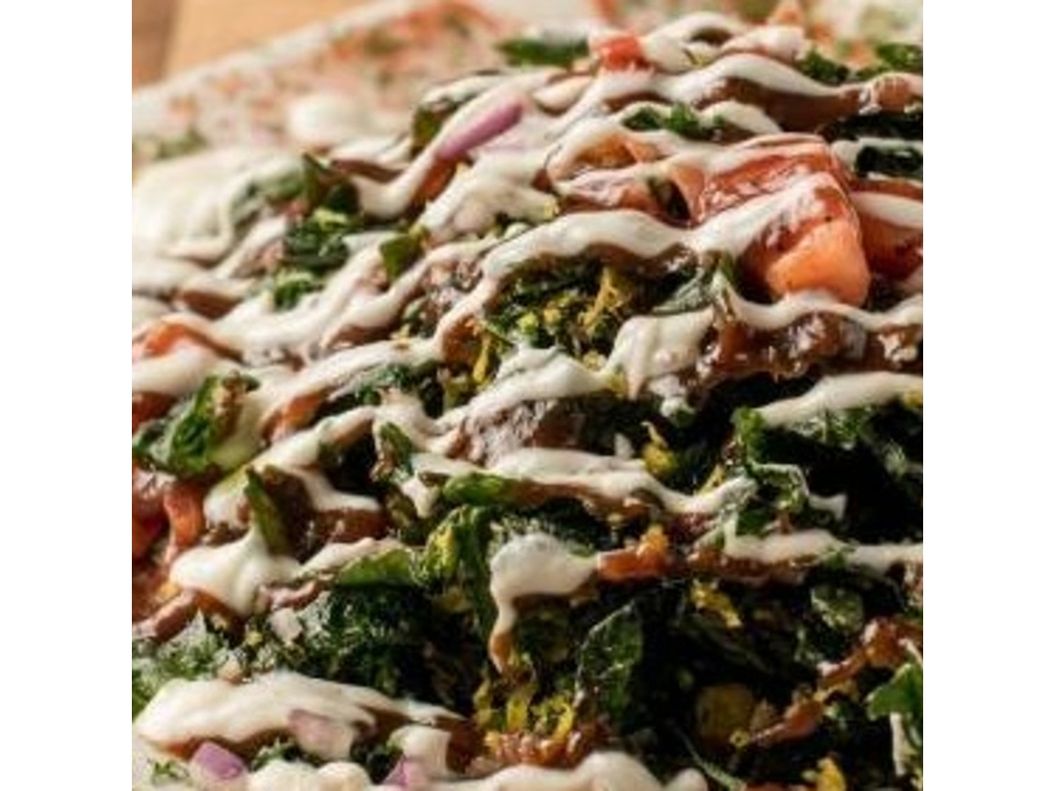Bombay Palak Chaat.