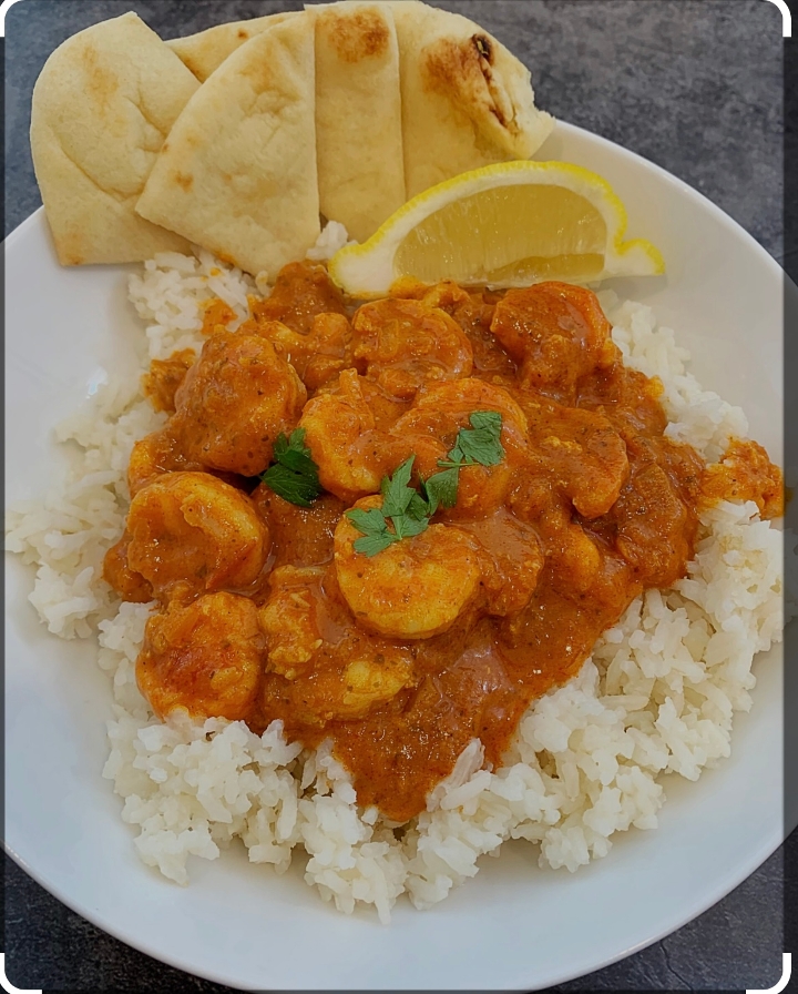 Shrimp Tikka Masala.