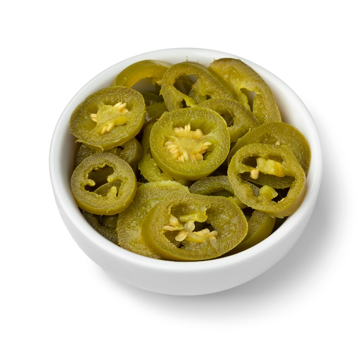 Sliced Jalapeños.