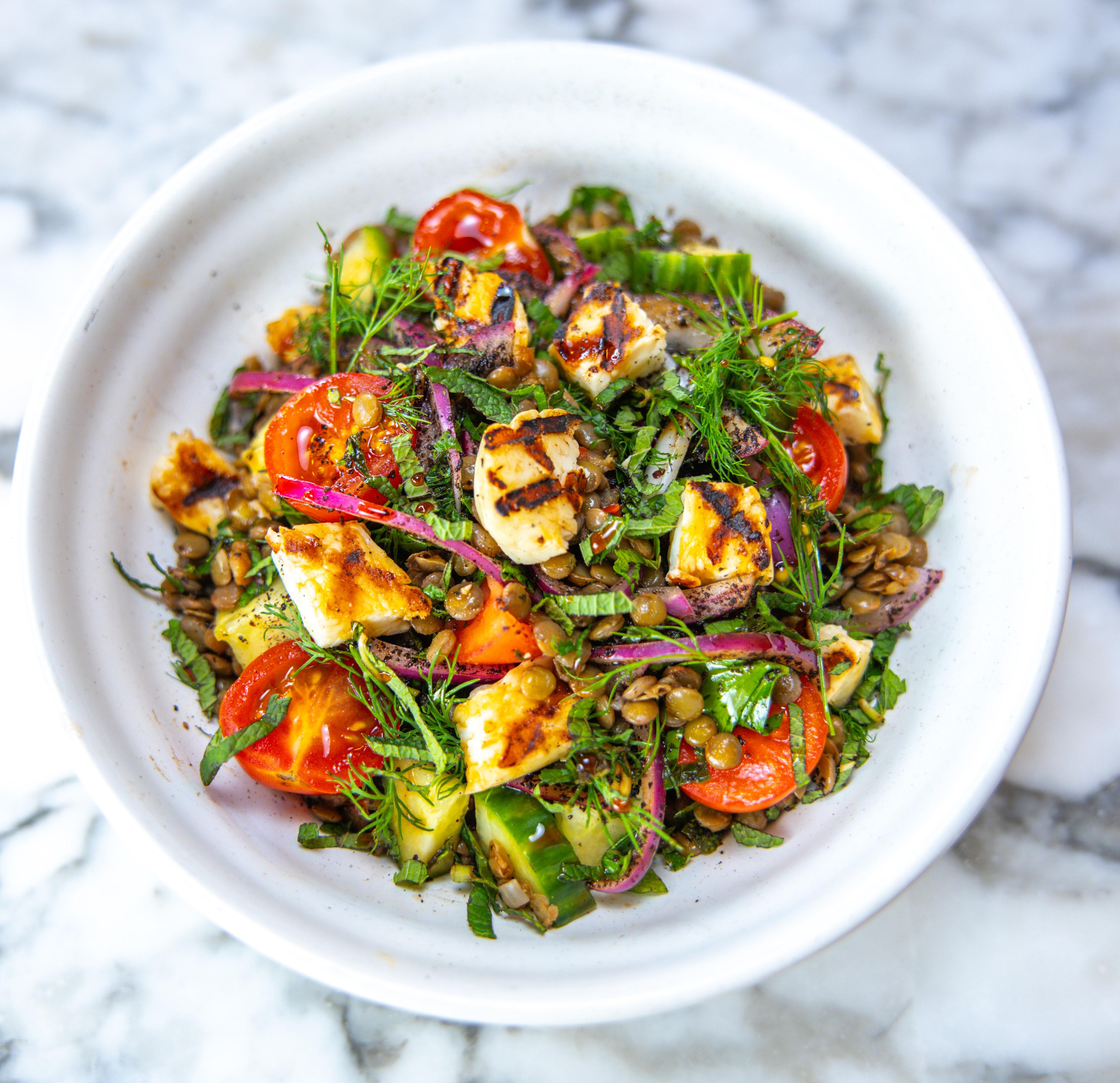 Mediterranean Lentil Salad.