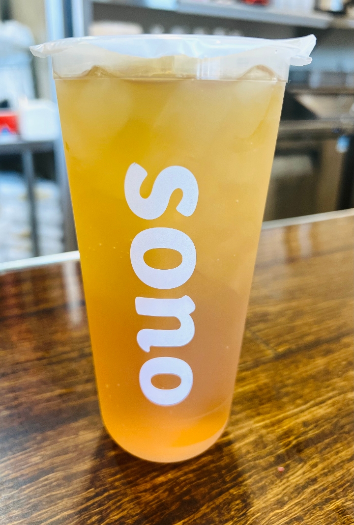 Iced Jasmine Green Tea (no boba or sugar).