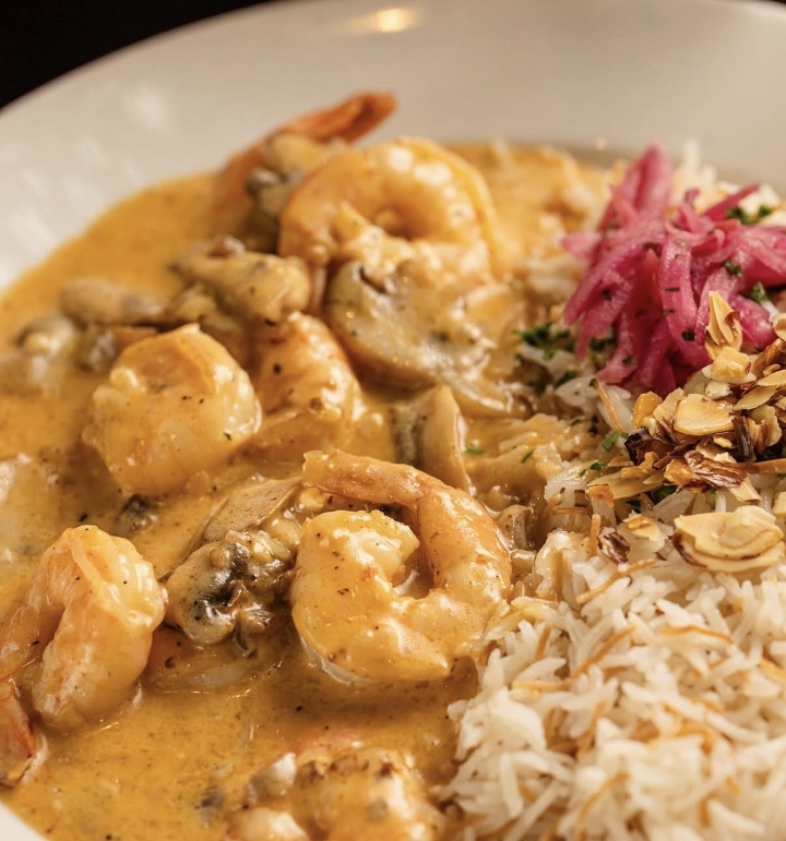 Sauteed Shrimp.