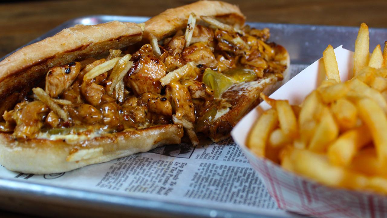 "The Laudy" Honey Mustard Chicken Sandwich.