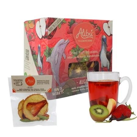 Alibu Dried Fruit Tea Infusions - Alegria -.