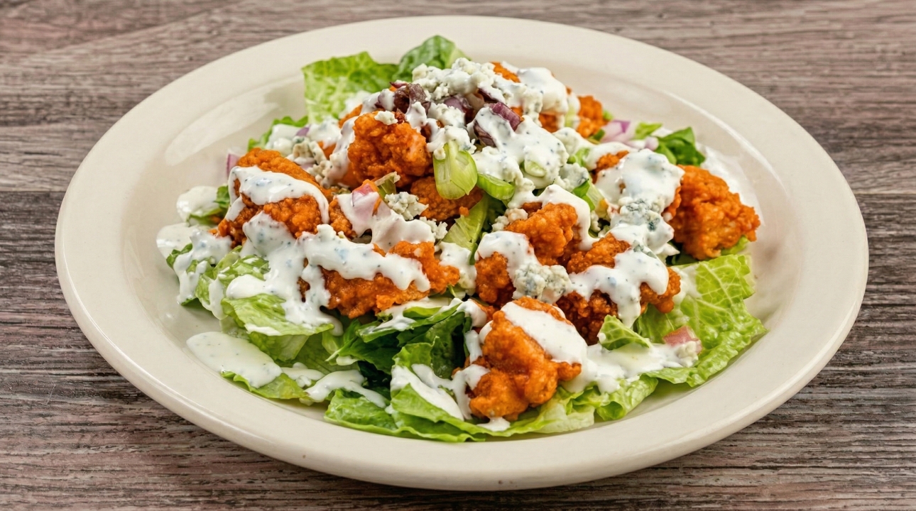 Buffalo Grilled Chicken Salad.
