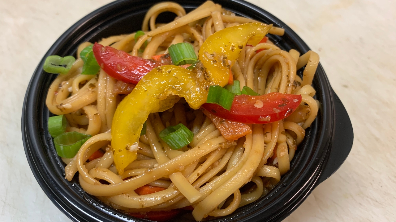 Sesame Noodle Plate.