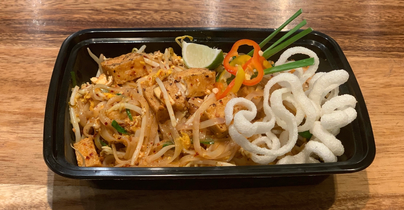 Pad thai crispy tofu.