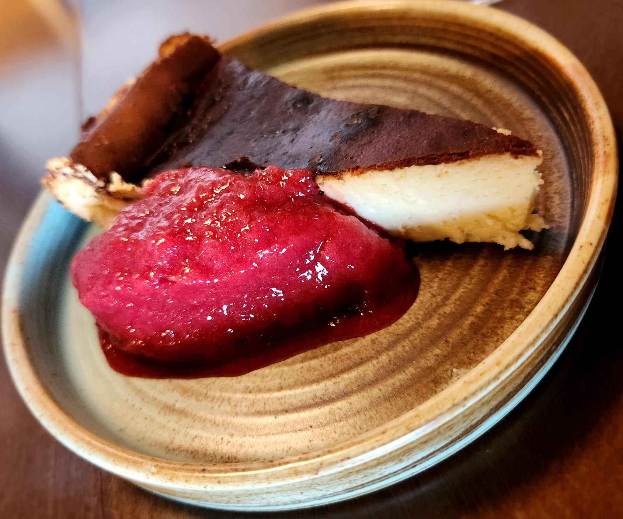 Burnt Basque Cheesecake.