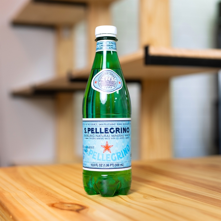 San Pellegrino Sparkling Water.