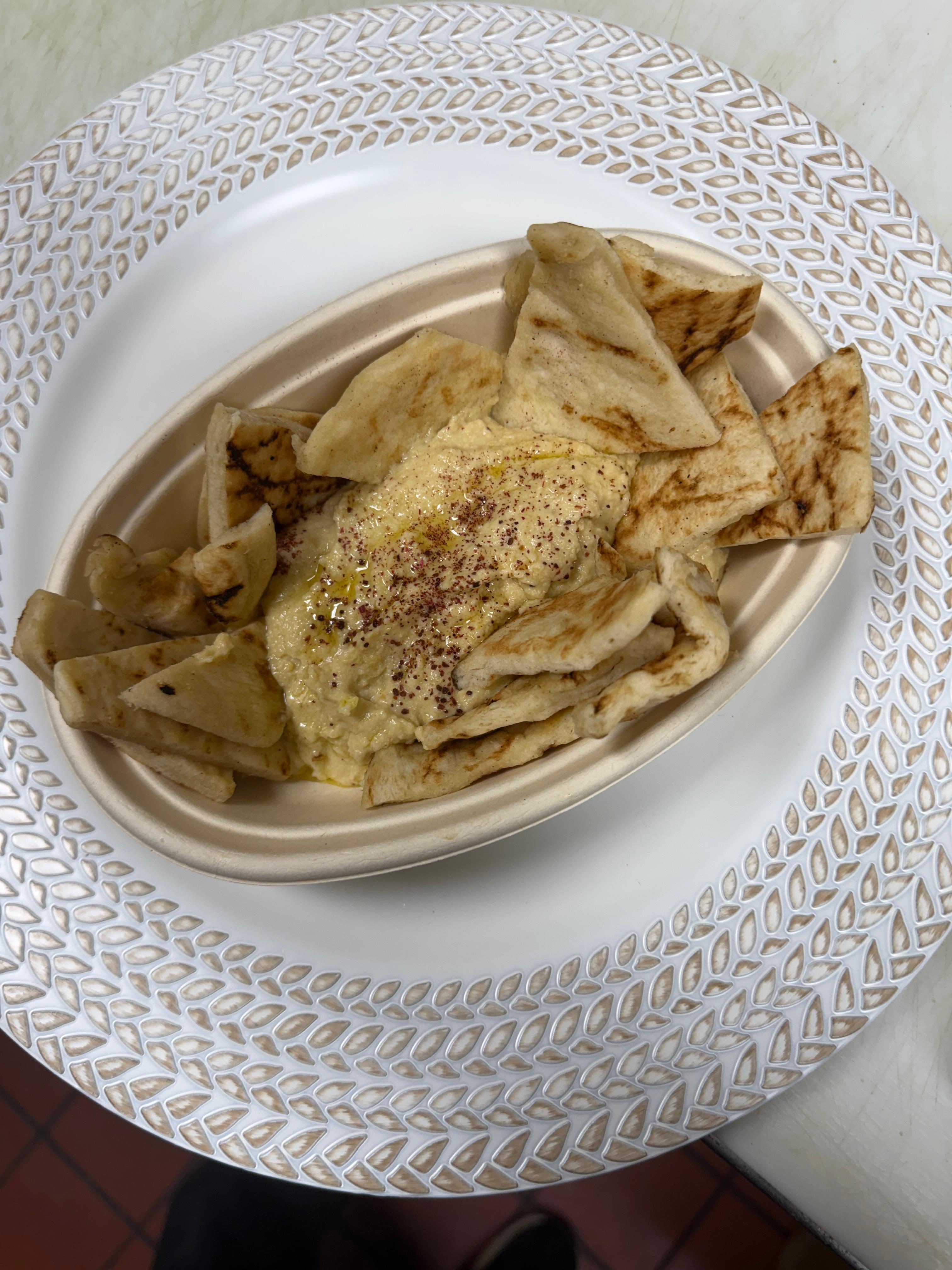 Hummus with Pita Wedges.