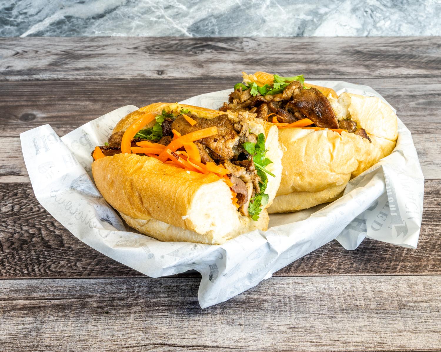 Grilled Chicken Banh Mi.