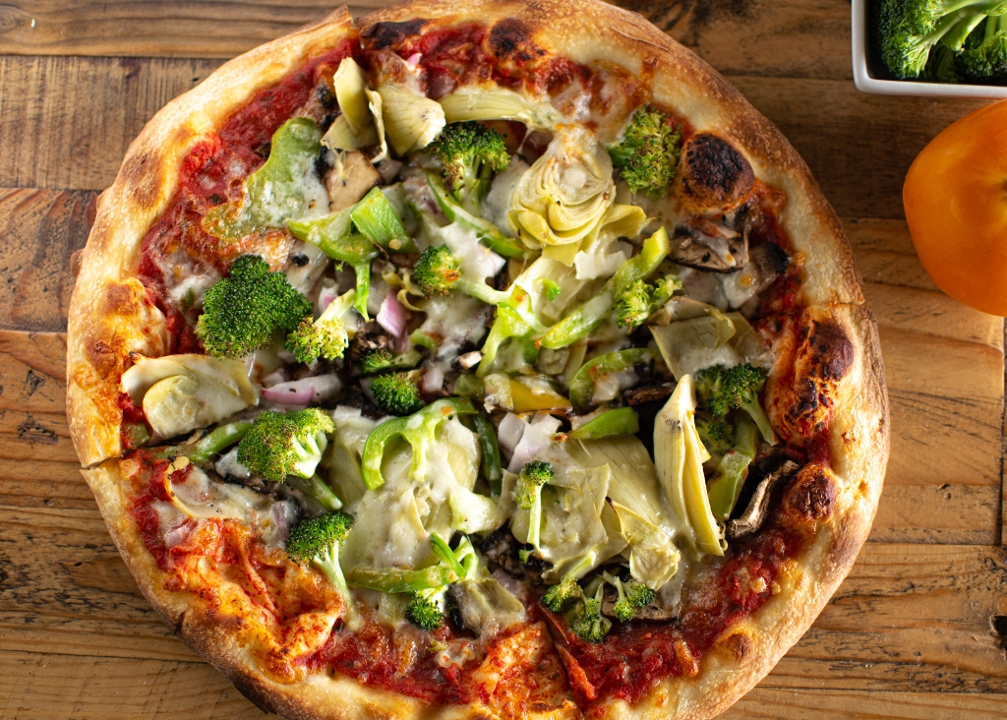 Veggie Your Way Pizza.