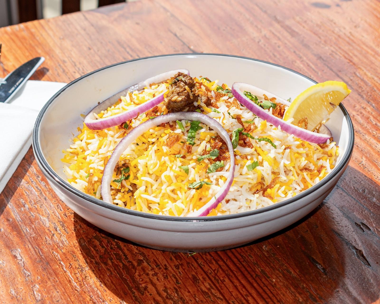 Lamb Biryani.
