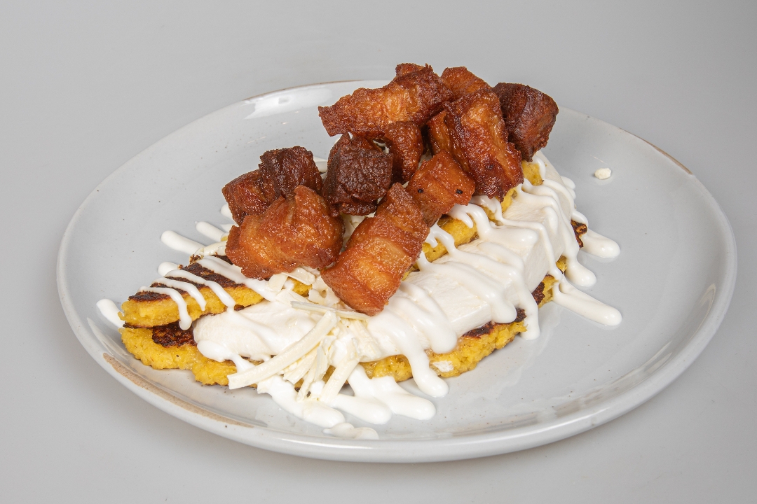 Pork Belly Cachapa.