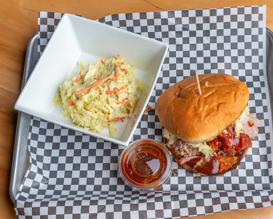 Pulled Pork Sandwich Combo.