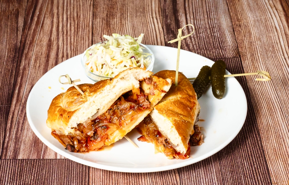 BBQ Brisket Sandwich.