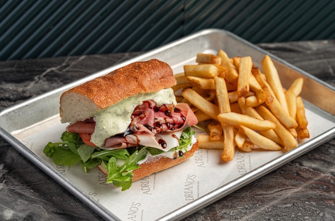 Half Sandwich & Fries.