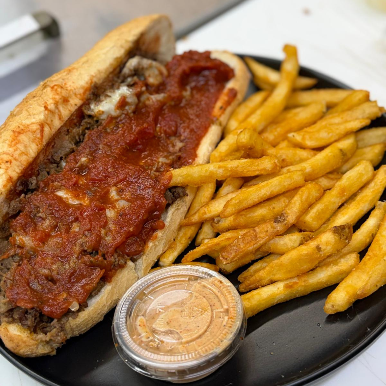 Pizza Steak.