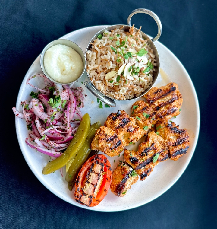 Chicken Shish Taouk.