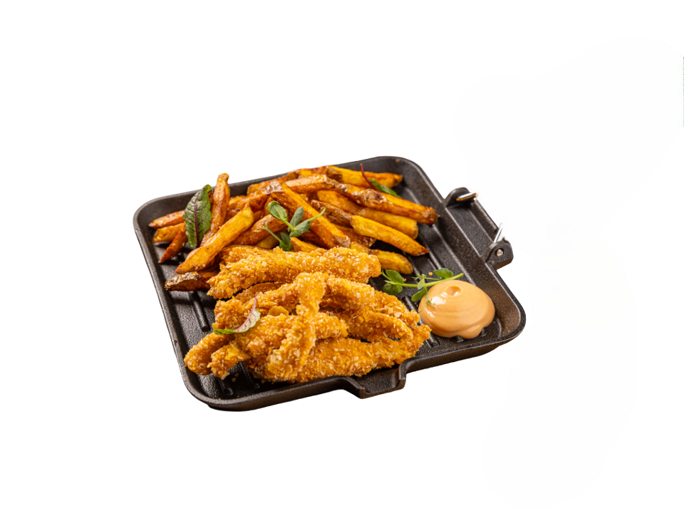 Chicken Fingers & Fries.