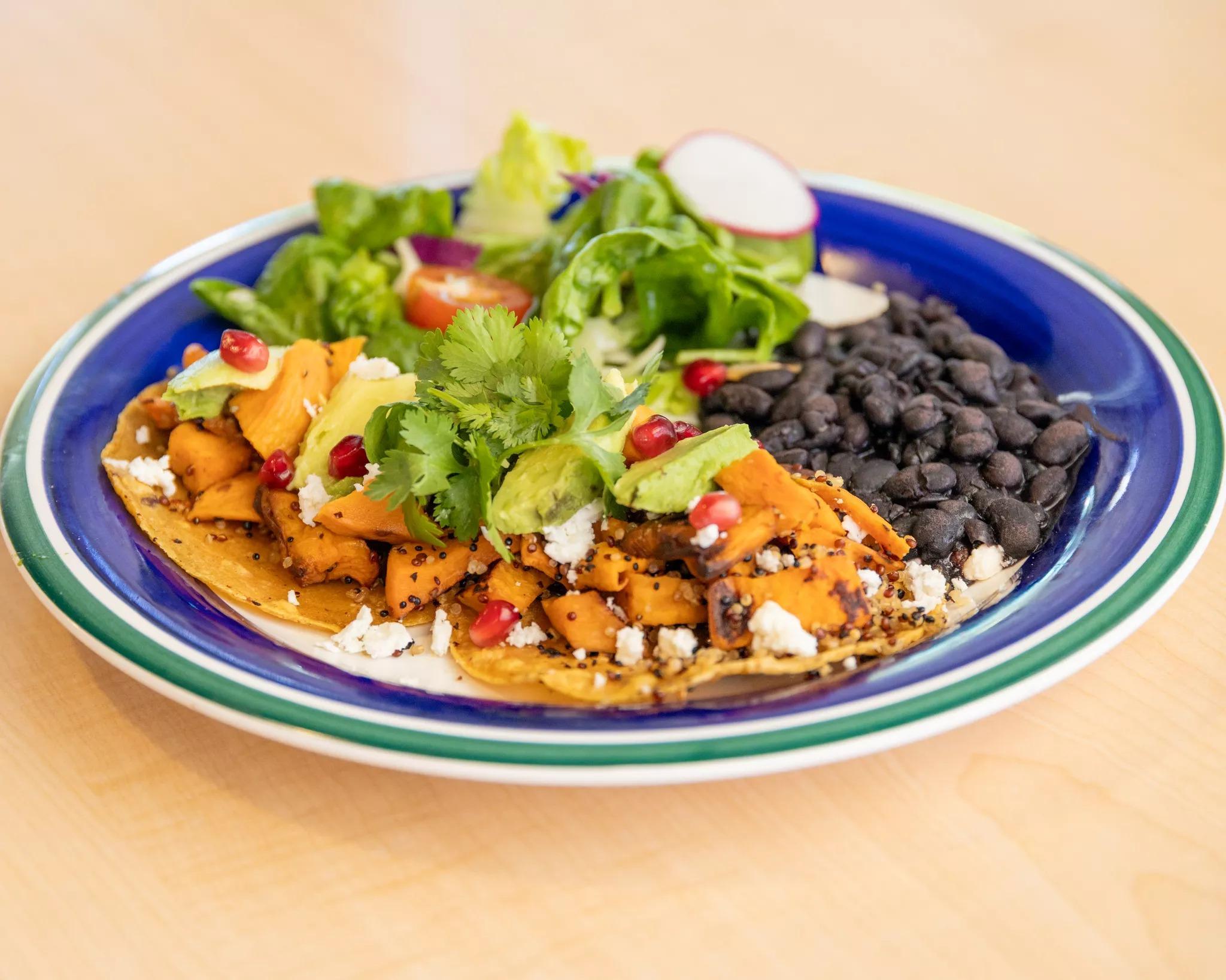 Sweet Potato & Quinoa Tacos.