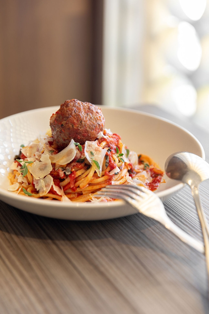 Spaghetti & Meatball Pasta.