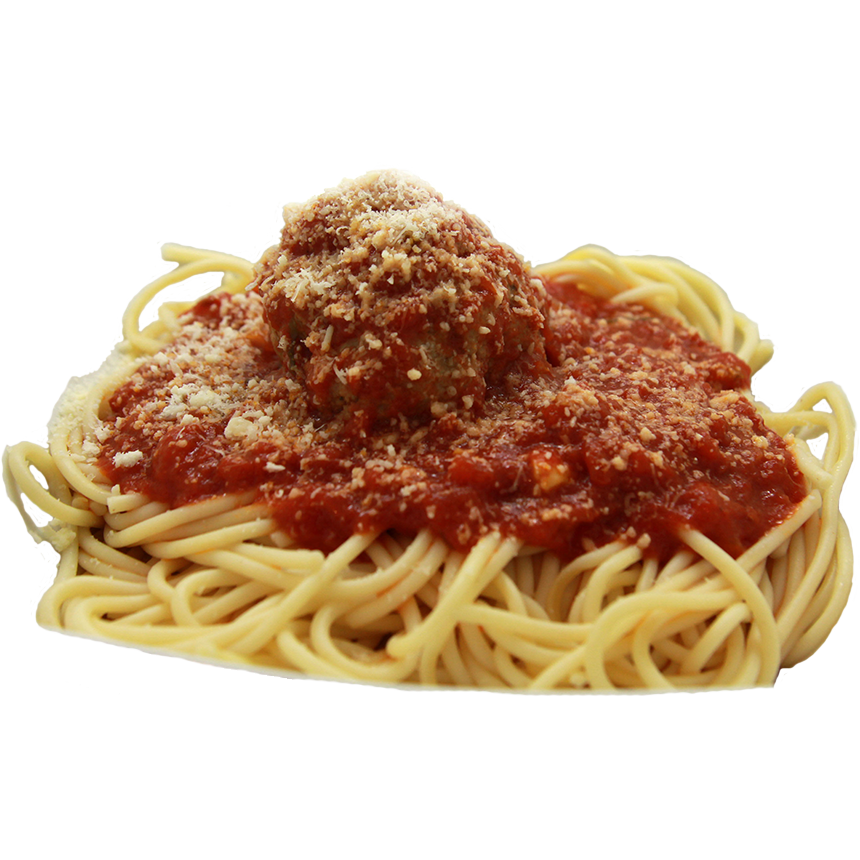Spaghetti and Meatballs Dish.