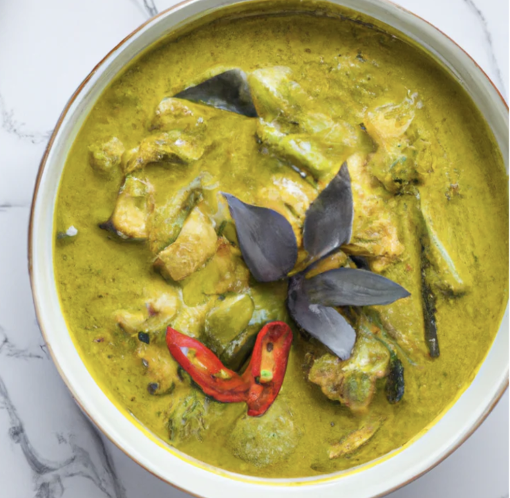 Green Curry with Rice.