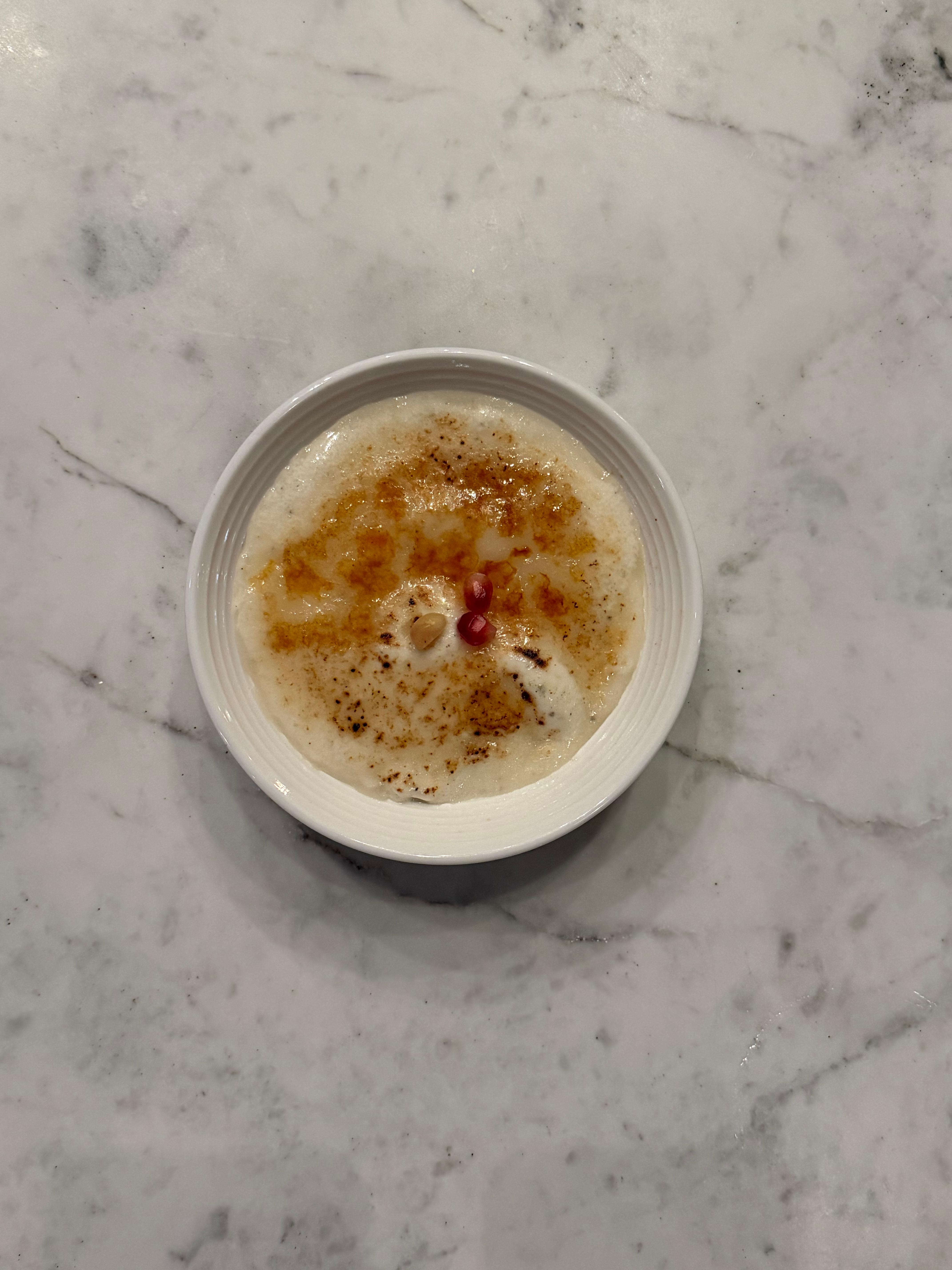 Goat brulee.