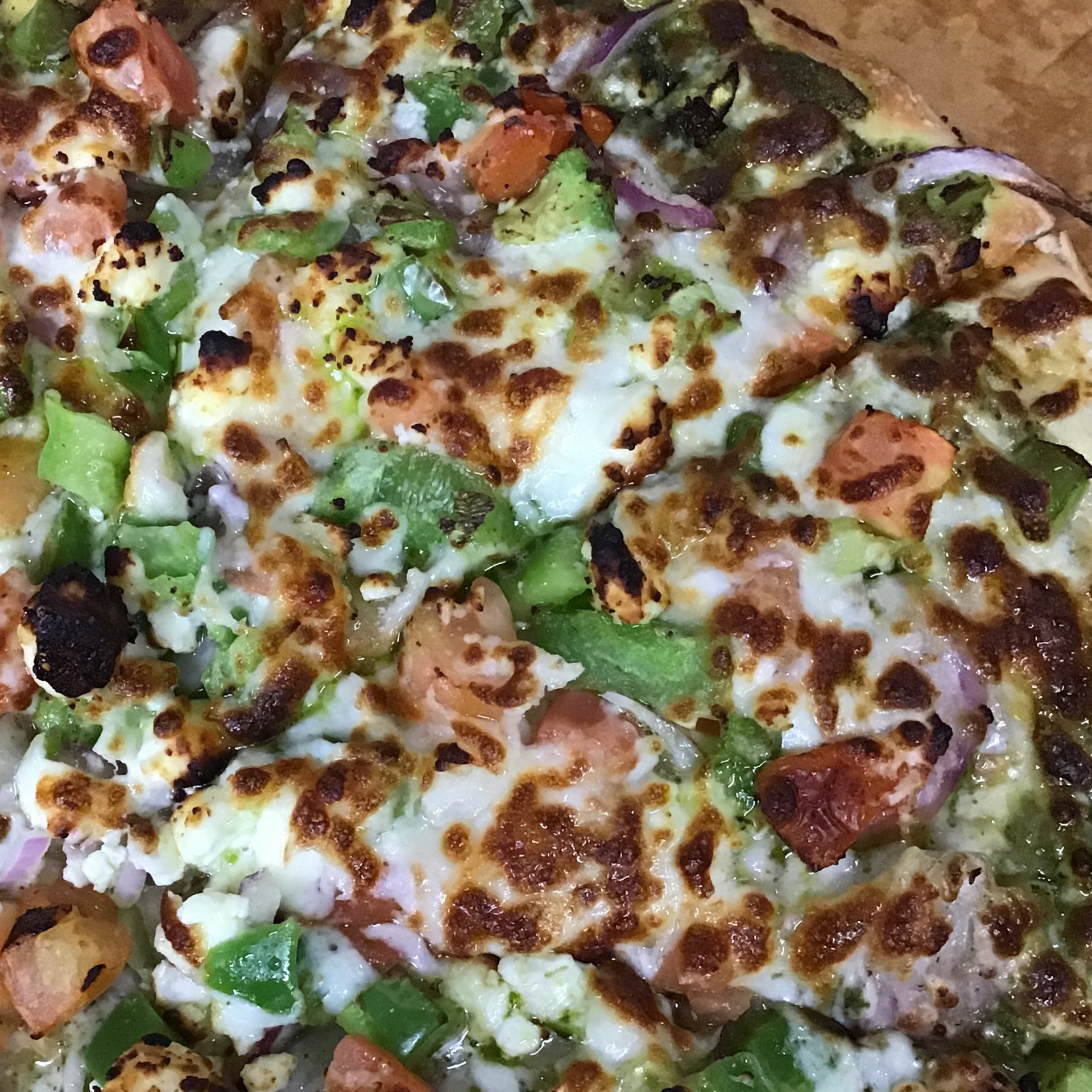 Primo Pesto Pizza.