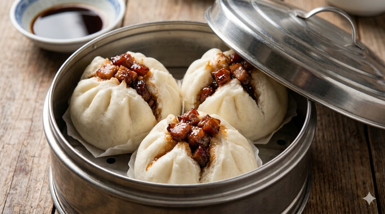 BBQ Pork Bun (3pcs) 叉烧包.