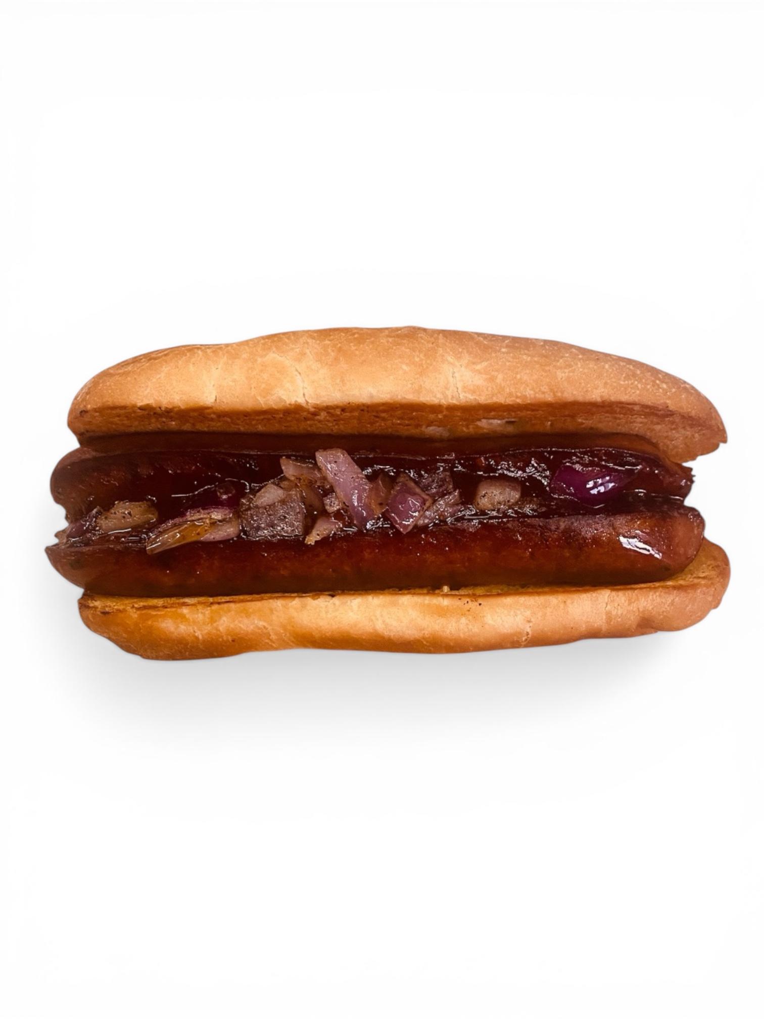 Angus Texas Style BBQ Brisket Dog.
